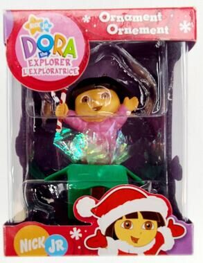 American Greetings Nick Jr Dora the Explorer 2006 Christmas Ornament Excellent
